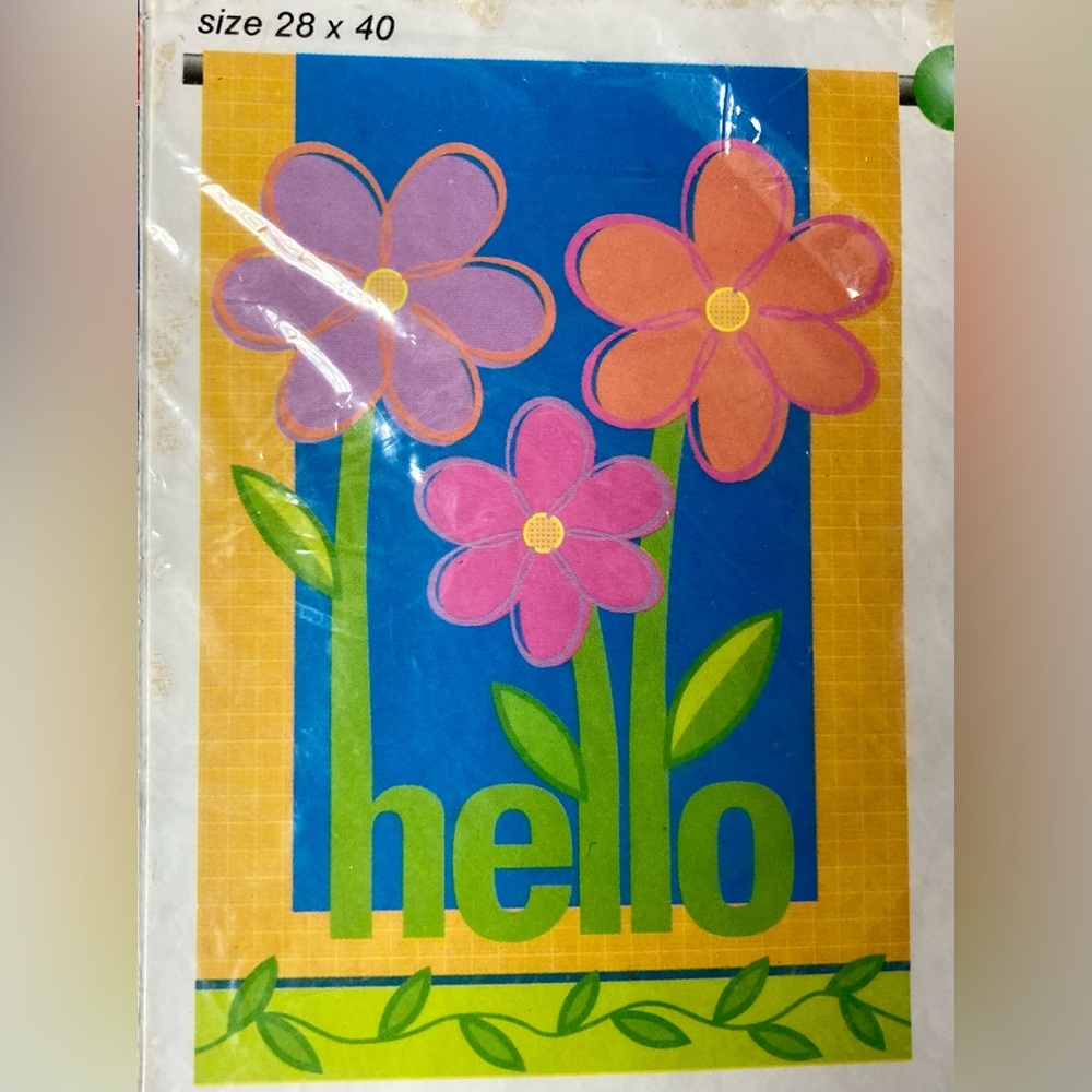 HELLO Flag (28” x 40”)